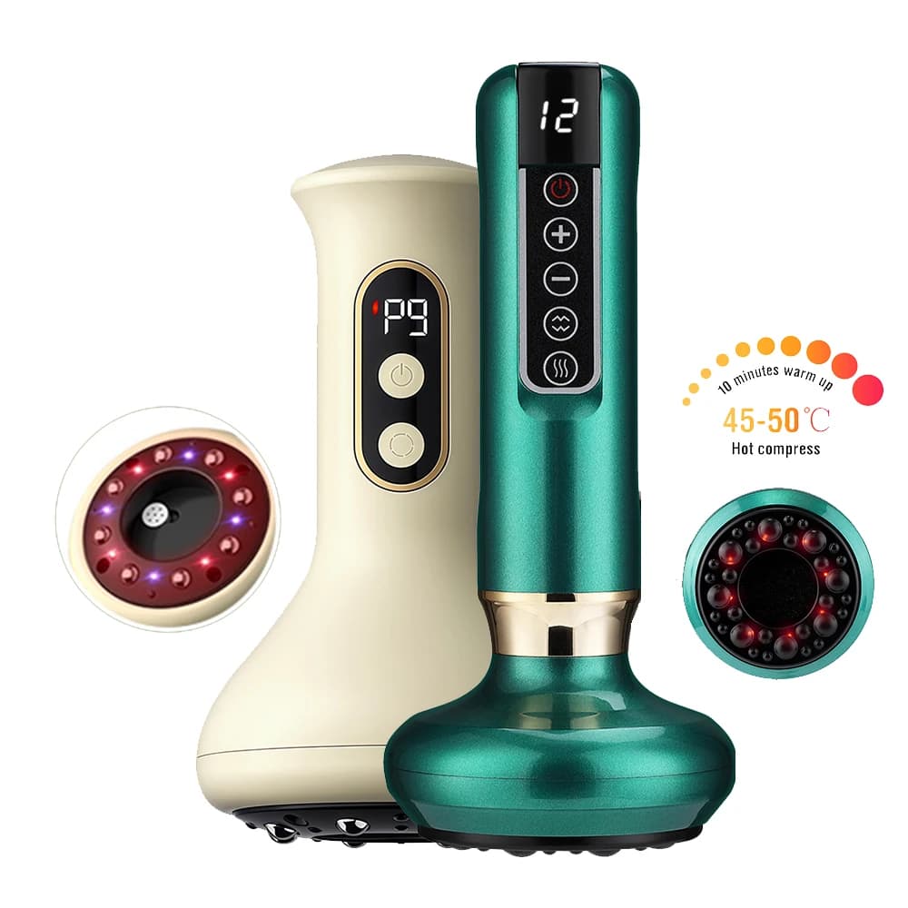 Inteligentny 9-stopniowy antycellulitowy masażer bańkowy z podgrzewaniem 💆♀️